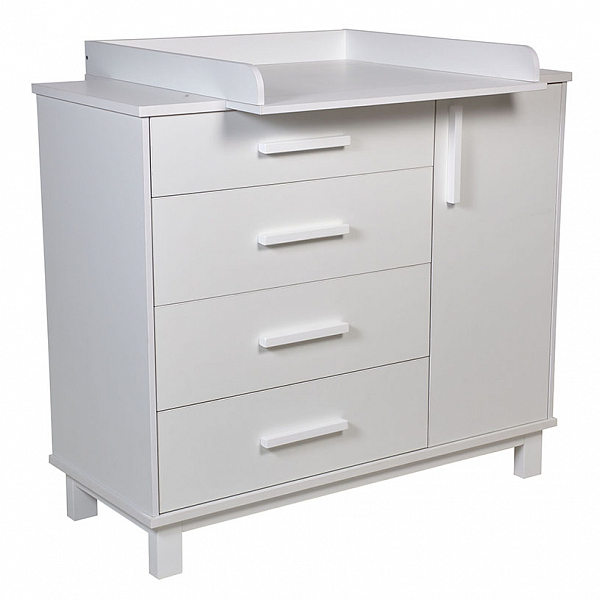 Комод Polini kids Simple 3403, на ножках, белый