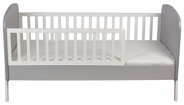Кровать детская Polini kids Mirum 2000, серый-белый