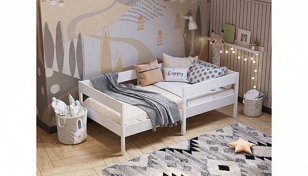 Кровать детская Polini kids Simple 3435, белый