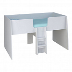 Кровать-чердак детская Polini Simple 4100, белый