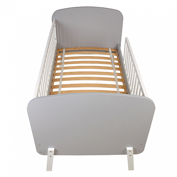 Кровать детская Polini kids Mirum 2000, серый-белый