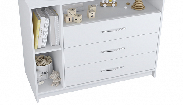 Комод Polini kids Simple 2110, белый
