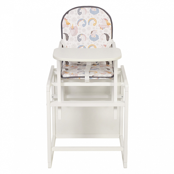 Стул детский трансформируемый Polini kids 255 Волшебный Единорог, белый