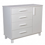 Комод Polini kids Simple 3403, на ножках, белый