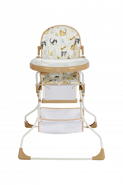 Стульчик для кормления Polini kids 252 Котики, макиато