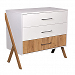 Комод Polini kids Porto 2200, белый-дуб крафт золотой