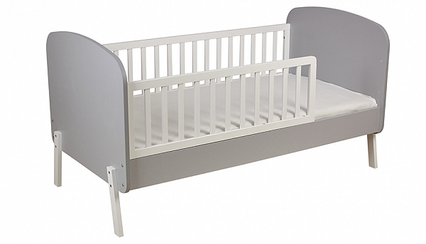 Кровать детская Polini kids Mirum 2000, серый-белый