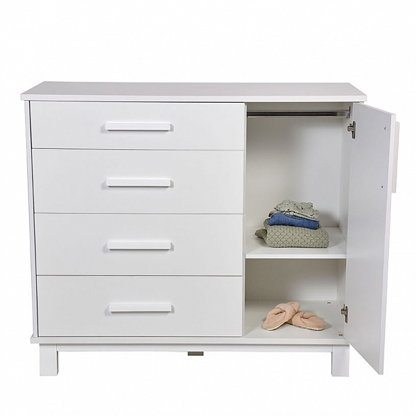 Комод Polini kids Simple 3403, на ножках, белый