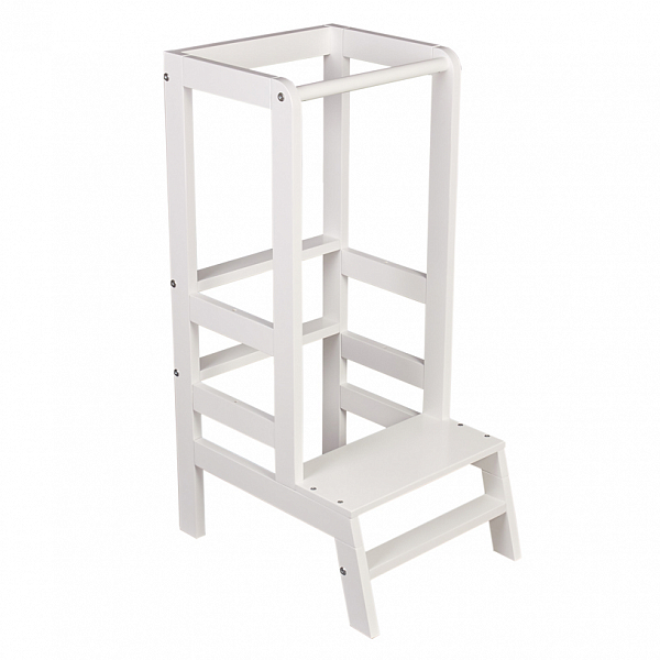 Башня помощника Монтессори Polini kids Step, белый