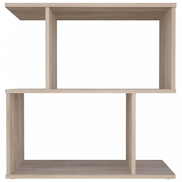 Стеллаж Polini Home Smart фигурный 2 секции, дуб