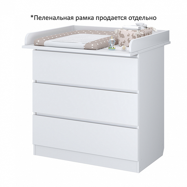 Комод Polini kids Simple 1980, белый