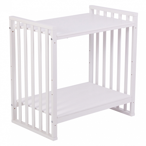 Круглая/овальная кроватка-трансформер Polini Kids Simple 930, белый