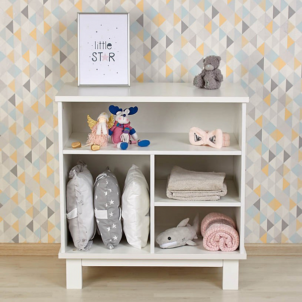Комод Polini kids Simple 3400, на ножках, белый