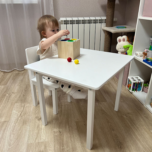 Комплект детской мебели Polini Simple 105 S, белый