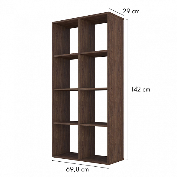 Стеллаж Polini Home Smart Кубический 8 секции, винтаж