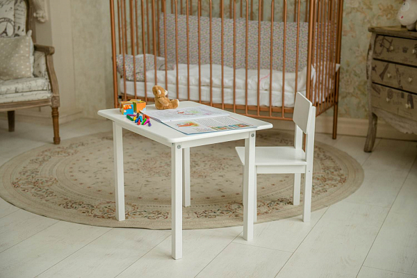 Комплект детской мебели Polini Simple 105 S, белый