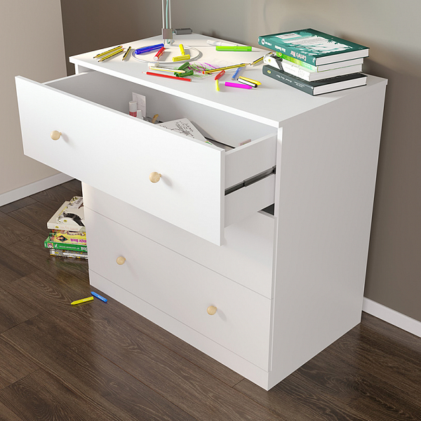 Комод Polini kids Fun 3290, белый