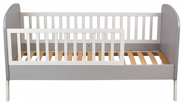 Кровать детская Polini kids Mirum 2000, серый-белый