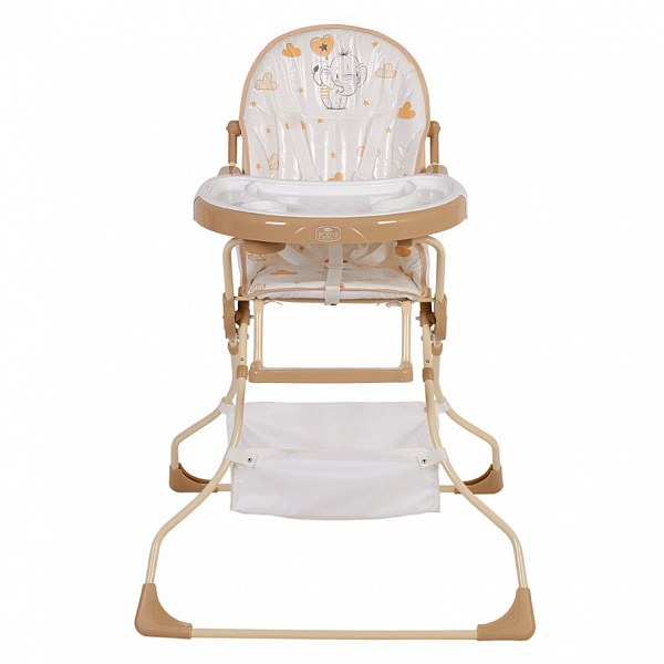 Стульчик для кормления Polini kids 252 Слоник, макиато
