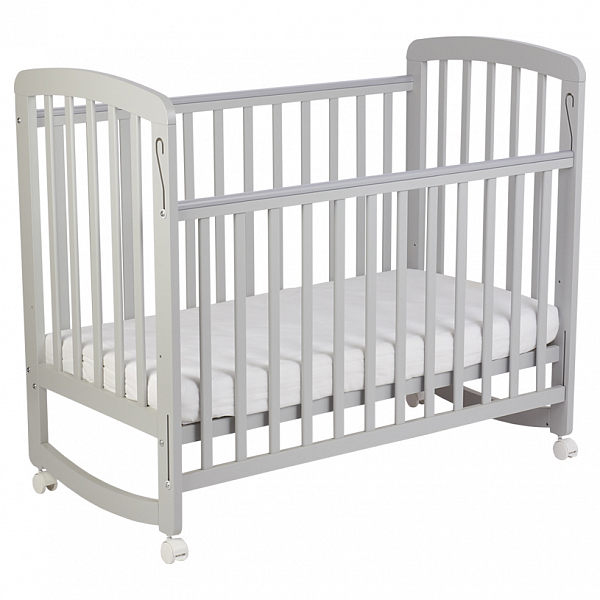 Кроватка детская Polini kids Simple 304, серый
